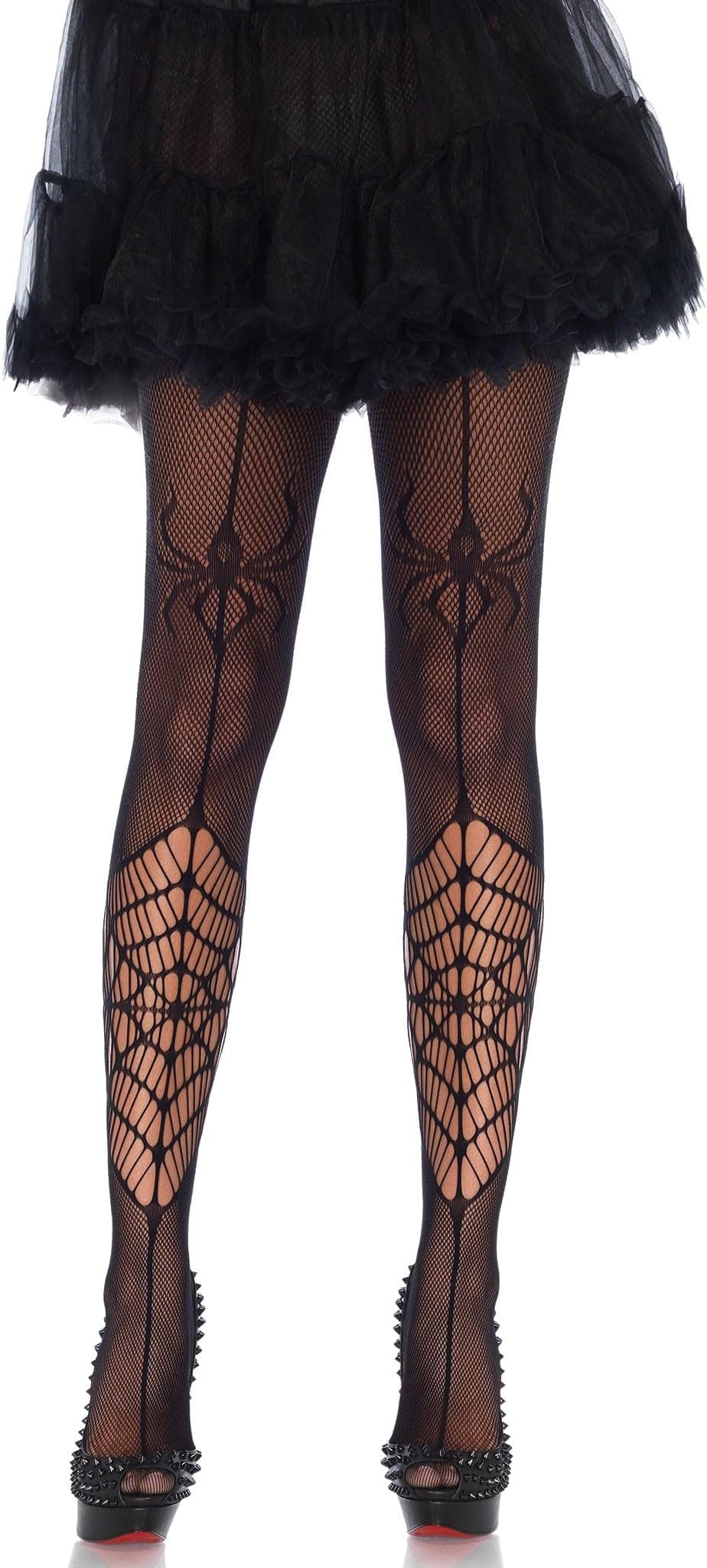 Distressed Net Pantyhose