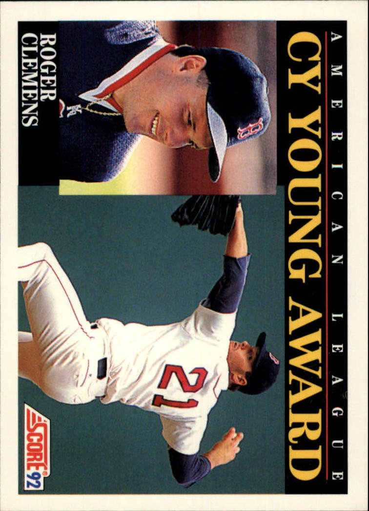 Amazon.com: 1992 Score Baseball Card #790 Roger Clemens