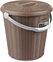 Stefanplast Elegance dustbin with cover dove grey 29601