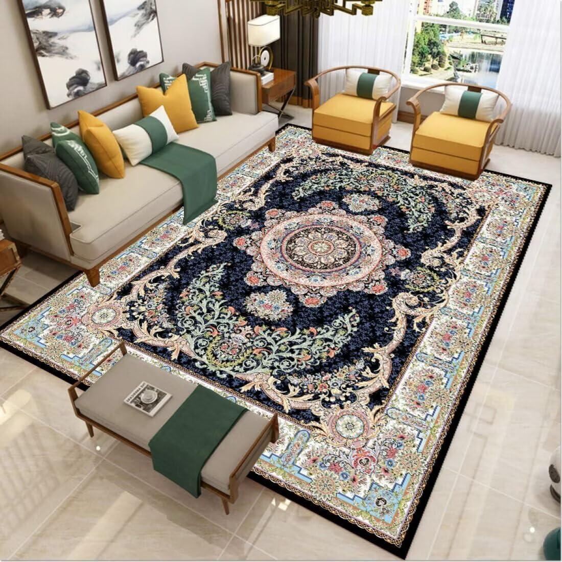 Tapis complet de chambre 70x200cm doux et moderne pour salon