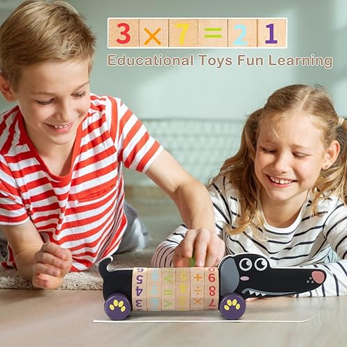 Miniatura 3 de ANIKI Wooden Montessori Toys for Kids,Toddler Number Learning Toys,Preschool Math Games Classroom Activities,Fine Motor Toys,Preschool Boys Girls
