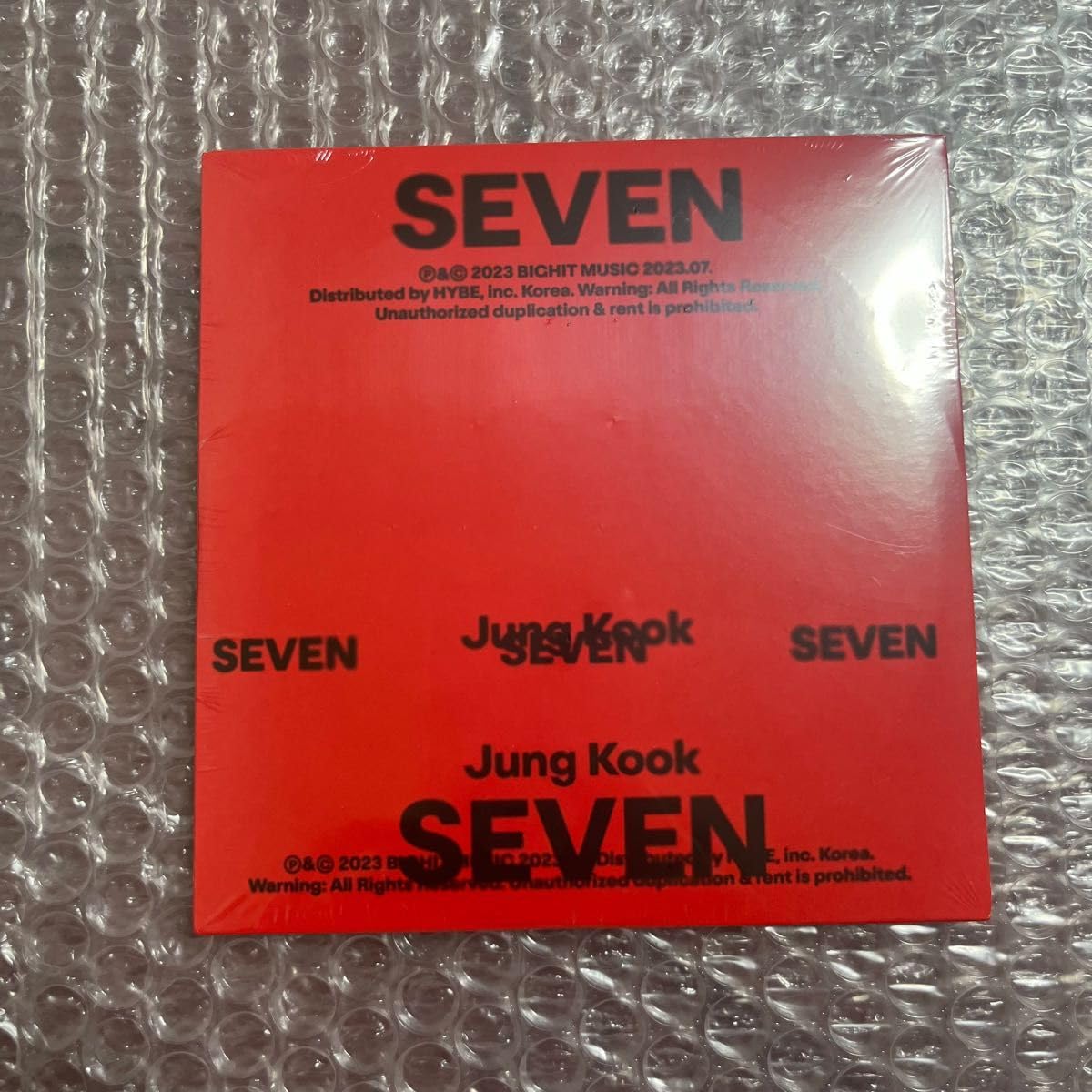 Amazon.co.jp: BTS jungkook ジョングク seven シングル CD : パソコン