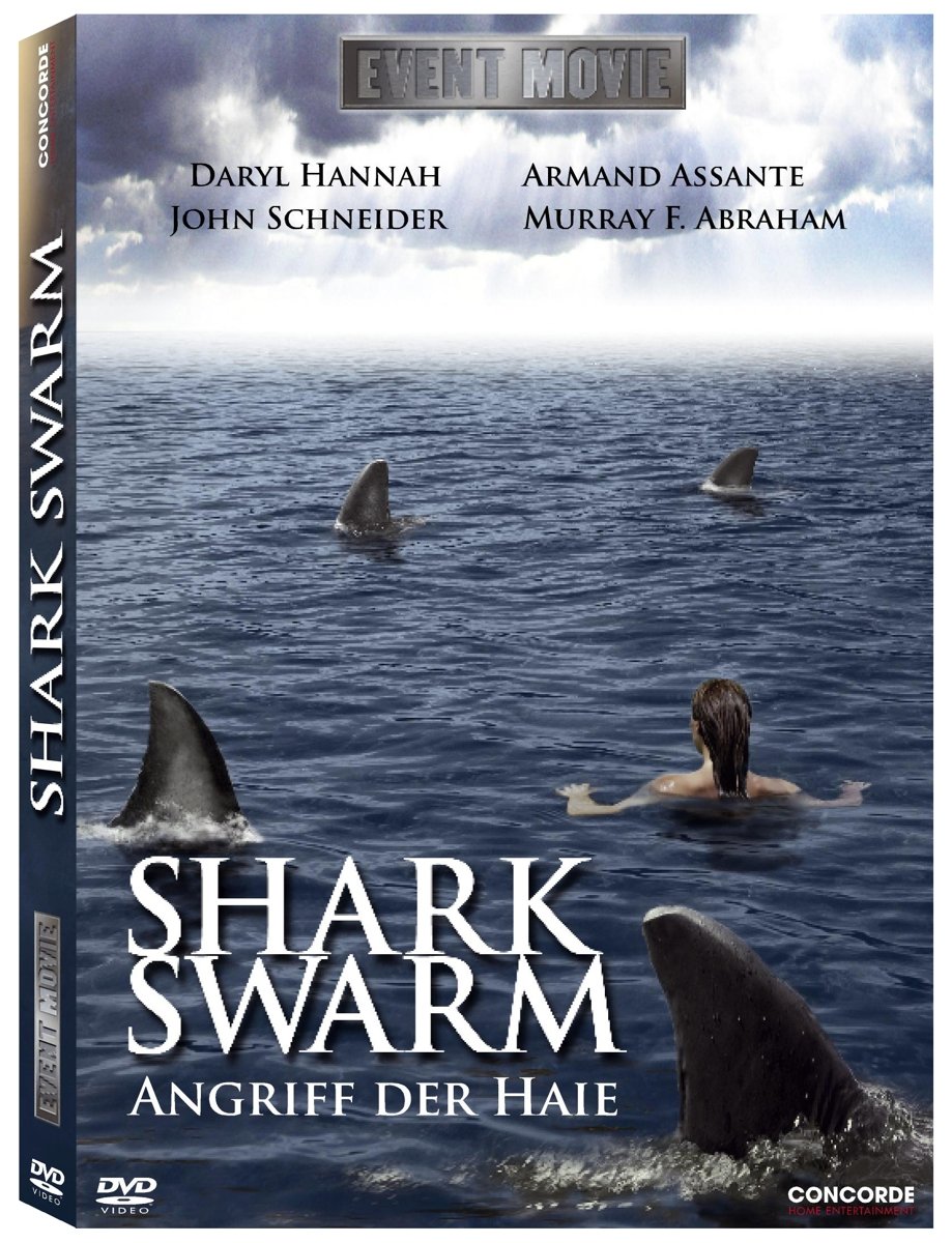 Shark Swarm DVD película de terror con audio original de Alemania para coleccionistas