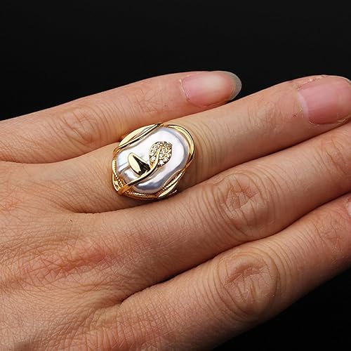 Miniatura 4 de Eranthe Juego de collar y aretes de perlas genuinas para mujer, plata de ley, blanco y negro, conjunto de joyas de perlas para madre y novias