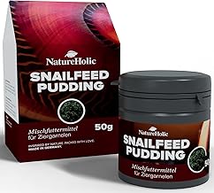 NatureHolic - Schneckenfeed Power-Paste - Alleinfuttermittel für Aquarienschnecken - für EIN gesundes Gehäuse - Made in Germany - 50g