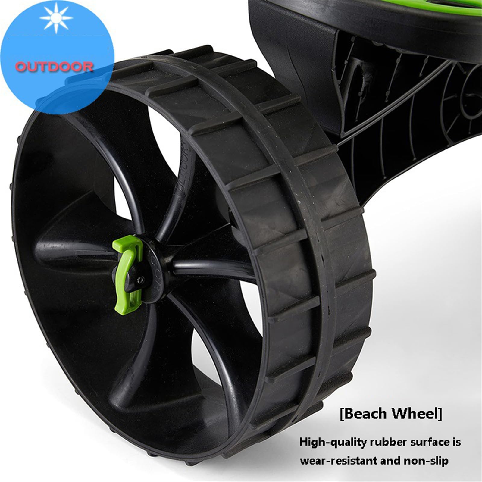 Carrello per Kayak, Attrezzatura Portatile per rimorchio per Carrello da Spiaggia con Ruote universali/Cinghie Regolabili per tavola da Surf, Trasporto di Paddleboard