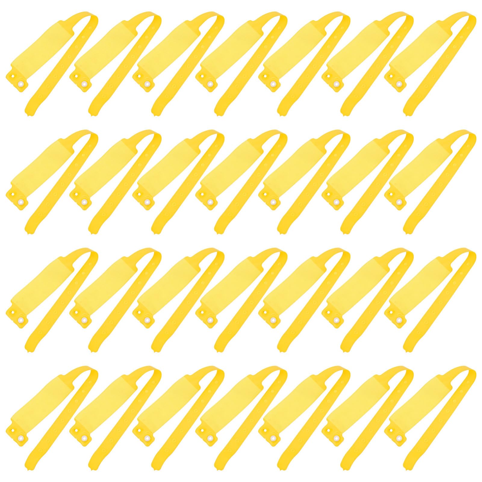 Pulseras de Identificación Desechables Pvc, 100 Piezas, para Hospitales