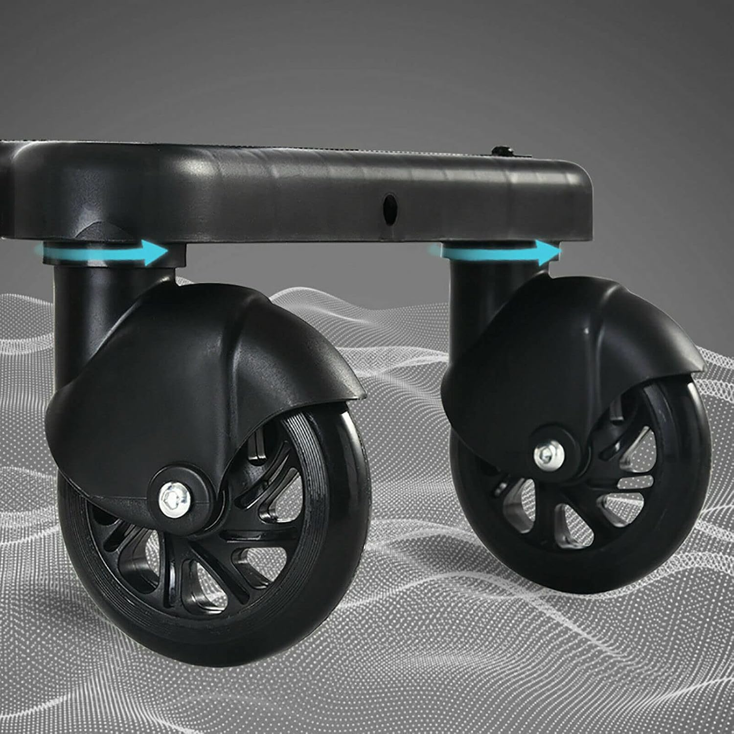 25Kg Baby Stroller Wheels Board with Detachable Seat,Stroller Glider Board Suitable, Auxiliary Pedal Adapter w/Seat Standing Board for Most Brands of Strollers, Holds Children Up to 55lbs