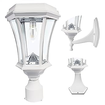 Gama Sonic Victorian Bulb Solar Light, GS Bulb, 3