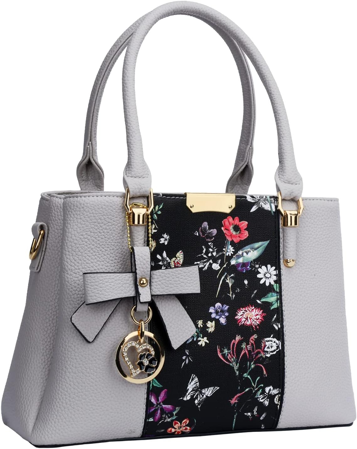 KKXIU 3 Zippered Compartments Purses and Handbags for Women Top Handle Satchel Shoulder Ladies Bags - Image 4