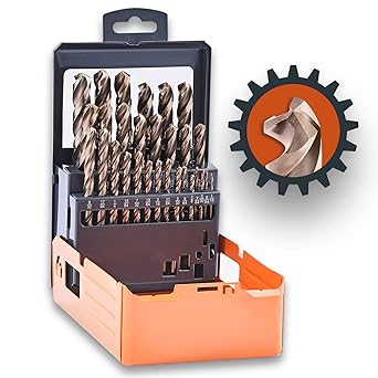Lichamp 29PCS HSS Cobalt Drill Bits Set 1/16