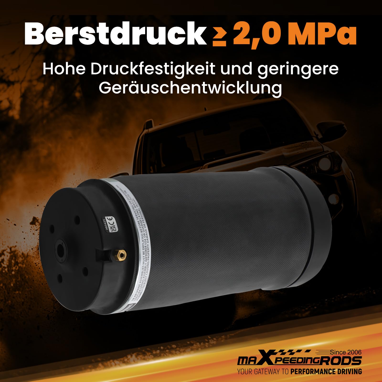 maXpeedingrods 2 Molle ad Aria Pneumatiche Posteriore Sinistro e Destro per Mercedes-Benz R-Class W251,Sospensione Pneumatica Ammortizzatori ad Aria Rear Suspension Air Spring Bags