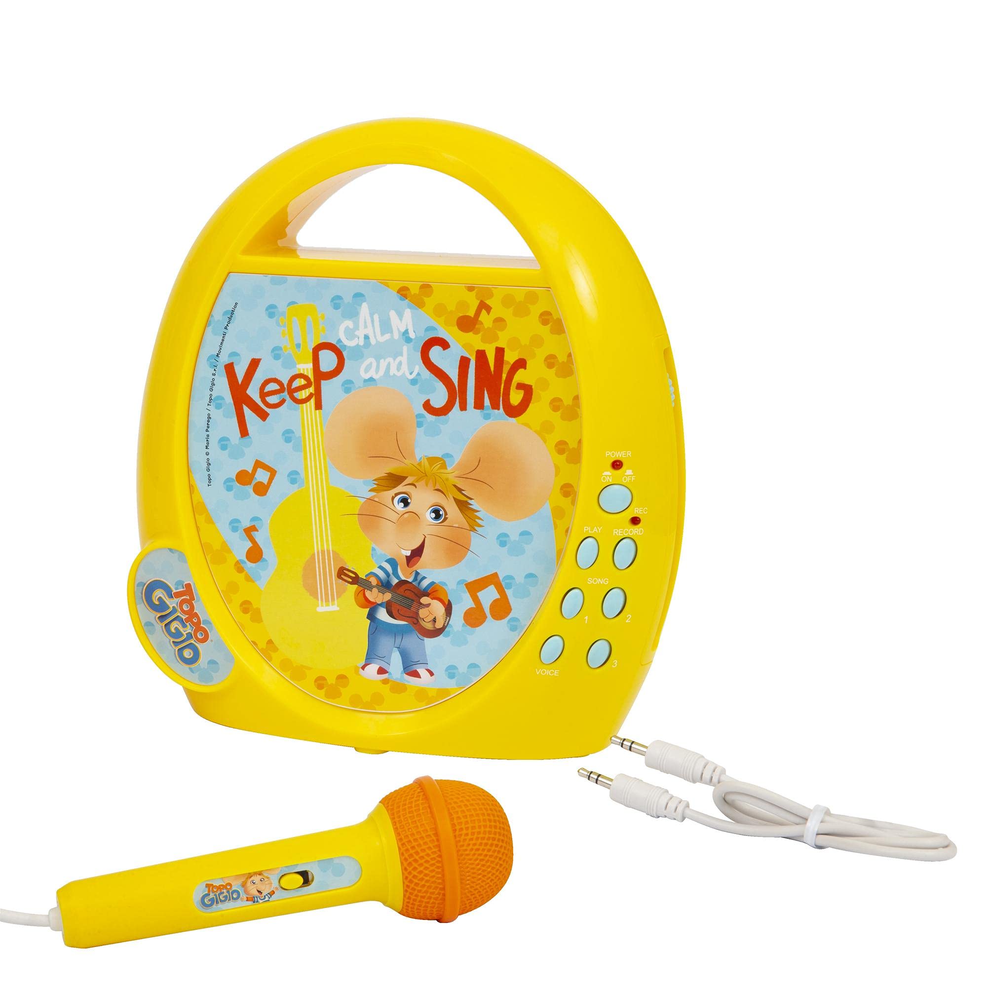 Giochi Preziosi Canta Ovunque con Topo Gigio e Le Sue 3 Canzoni Originali Incluse, con Accessori, TPG27000