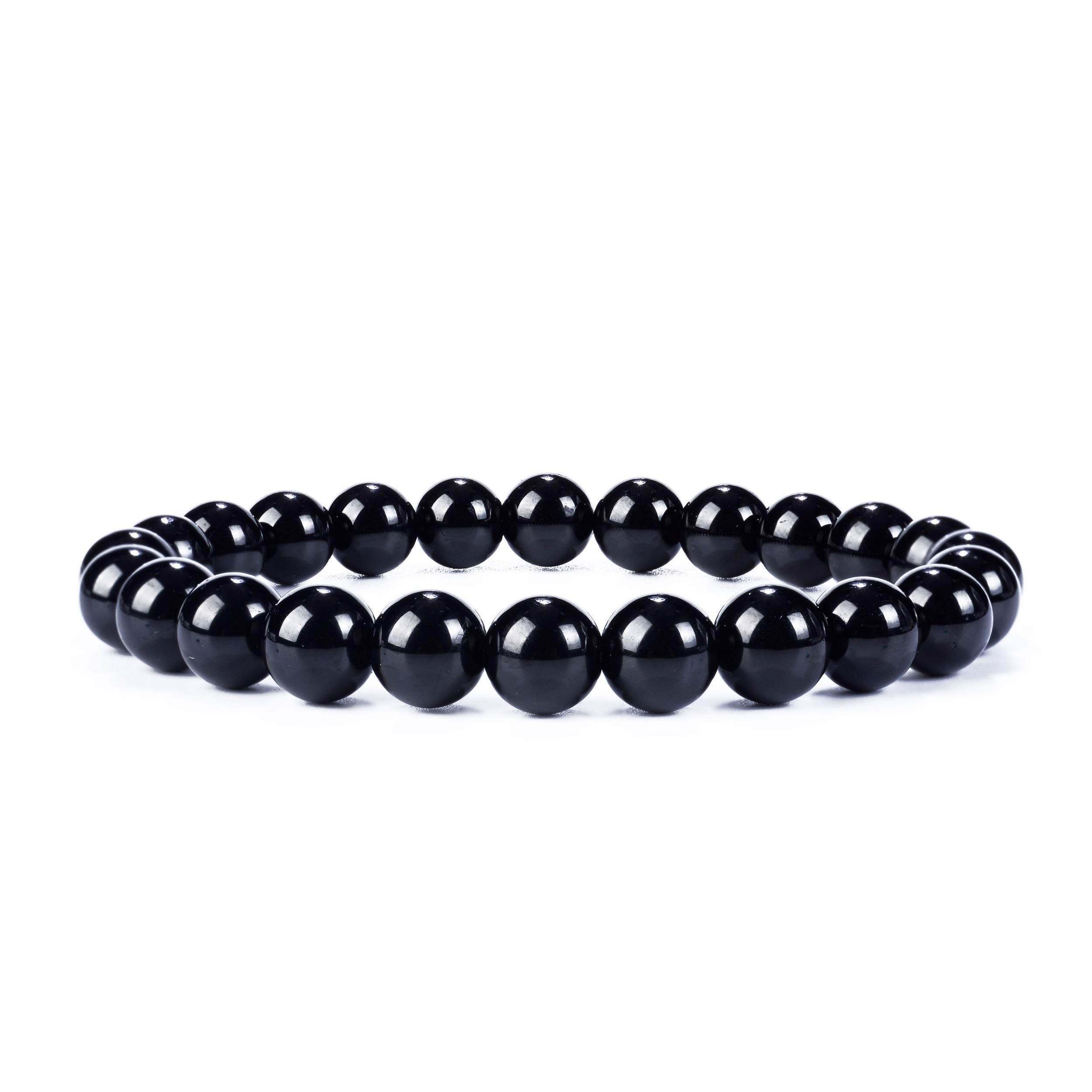 - Tigers Eye Bracelets Plus Over 40 Other Stones – Gemstone Beads for Men & Women, Promotes Protection, Courage, Focus, Balance & Luck – Available in S, M, L with 8mm Round Beads