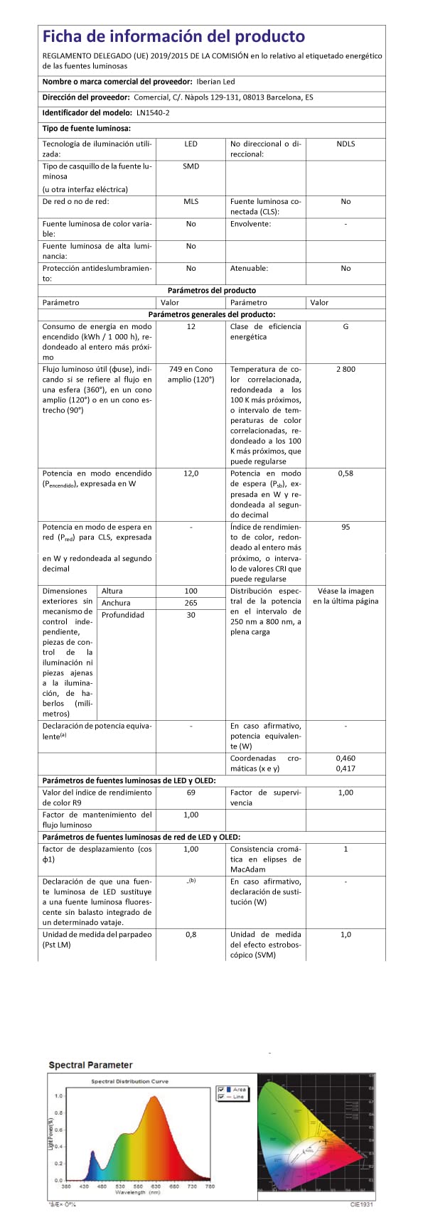 BARCELONA LED KOP-2 LED Wandleuchte 12W 3000K Schwenkbar Weiß | Mattes Aluminium, 100x265x120 mm, 1050 lm, IP20 für Innenräume, Leseleuchte, 220-240V AC