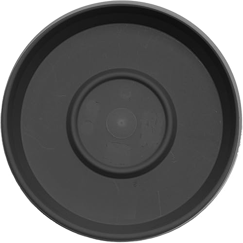 Vista 14 de Bloem Bandeja de platillo de resina Terra: 9.25 pulgadas de ancho inferior - marrón chocolate - mate, duradera, fondo acanalado