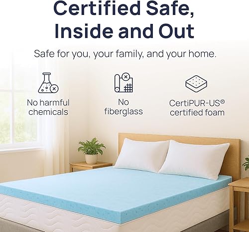 Miniatura 5 de Sure2Sleep Cool Gel Swirl - Cubre colchón de gel de 2 - 3 pulgadas