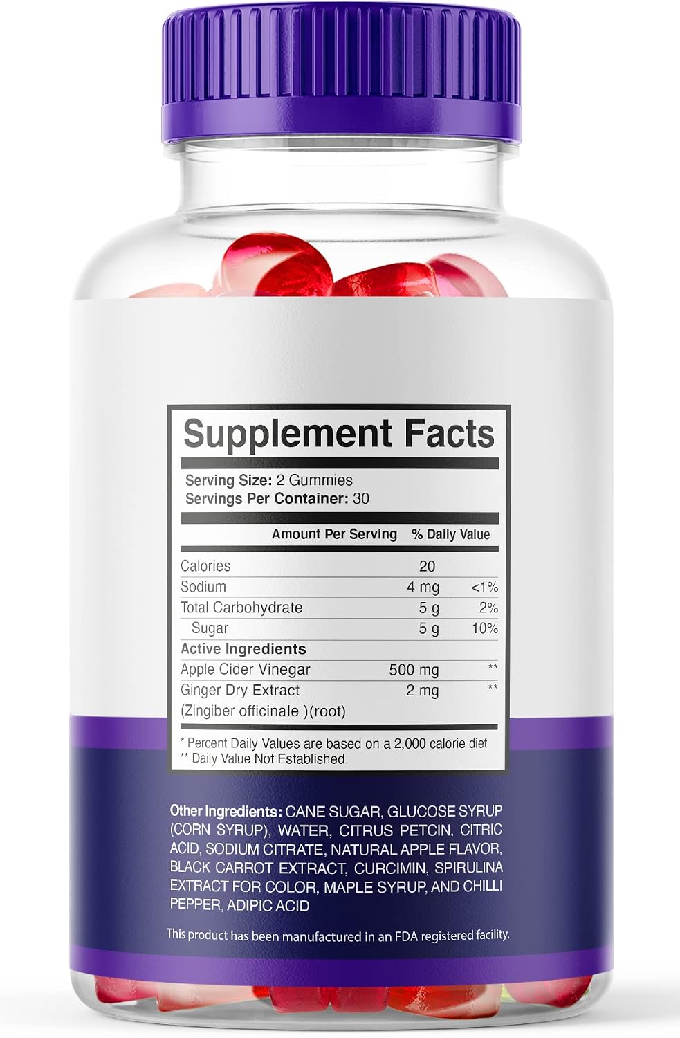 VITALINA (2 Pack) BioLyfe Keto ACV Gummies, Advanced 2022 Bio Lyfe Gummy Formula, 120 Gummies, 2 Month Supply