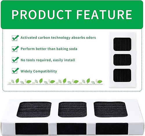 Miniatura 3 de KEEPOW Paultra2 Frigidaire - Filtro de aire para refrigerador Frigidaire Gallery Pure Air Ultra II Electrolux 242047805 5303918847 EAP12364179 Pure