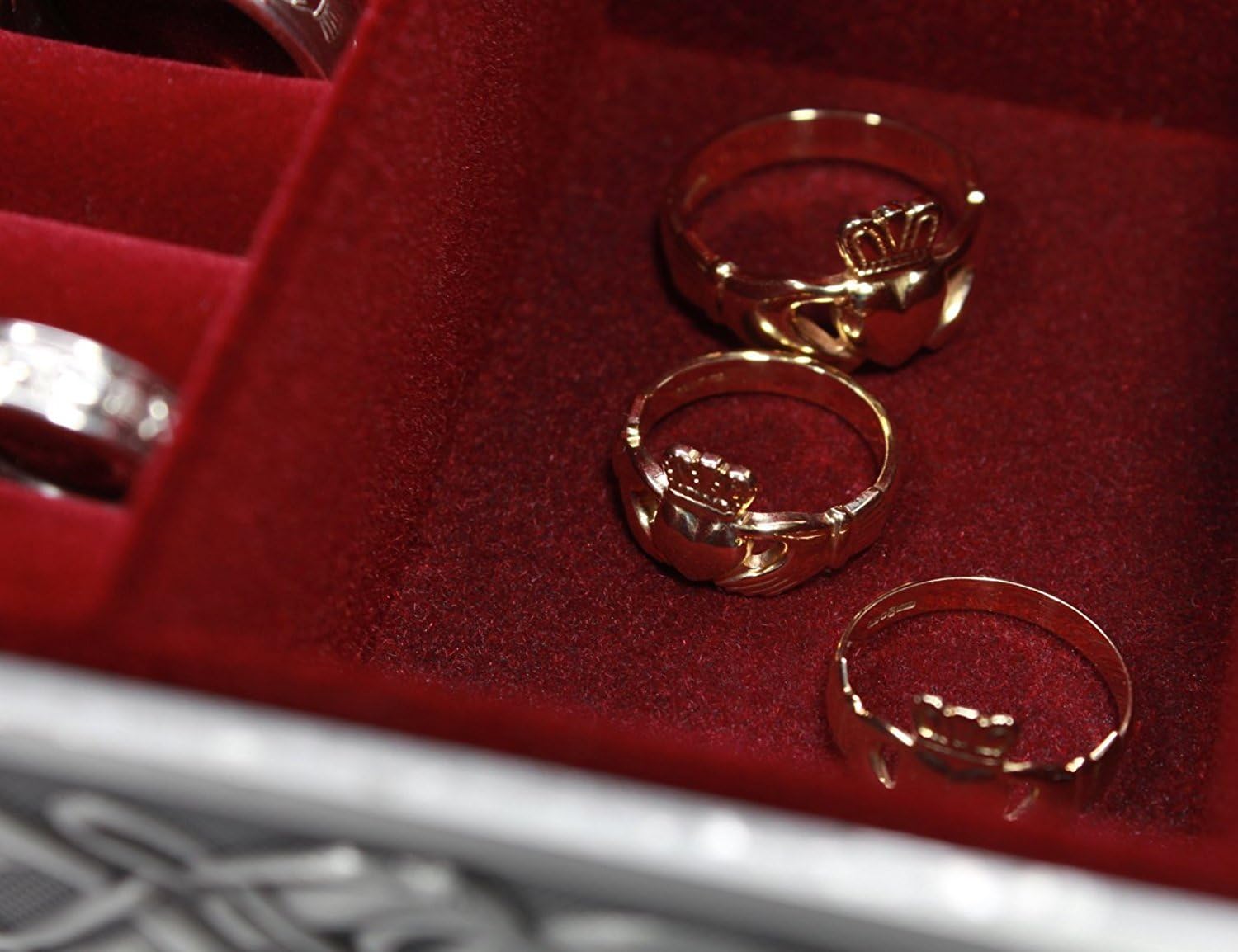 Mullingar Pewter Irish Jewelry Box Large - Image 3