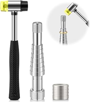 Professional Ring Expander, Ring Stretcher Tool Kit with Rubber Mallet