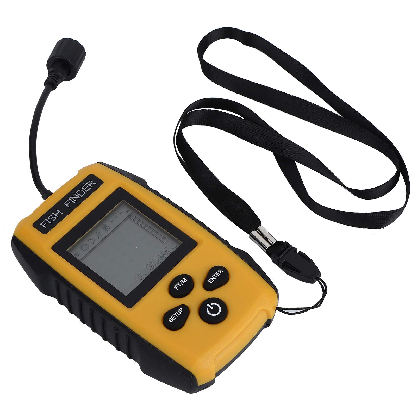 Fish Finder, Portable Hand‑Held Fishing Accessory Sonar Fish Finder Wired Sonar Sensor Ultrasonic for Ice Fishing Lake Fishing for Offshore Fishing'-picture-13