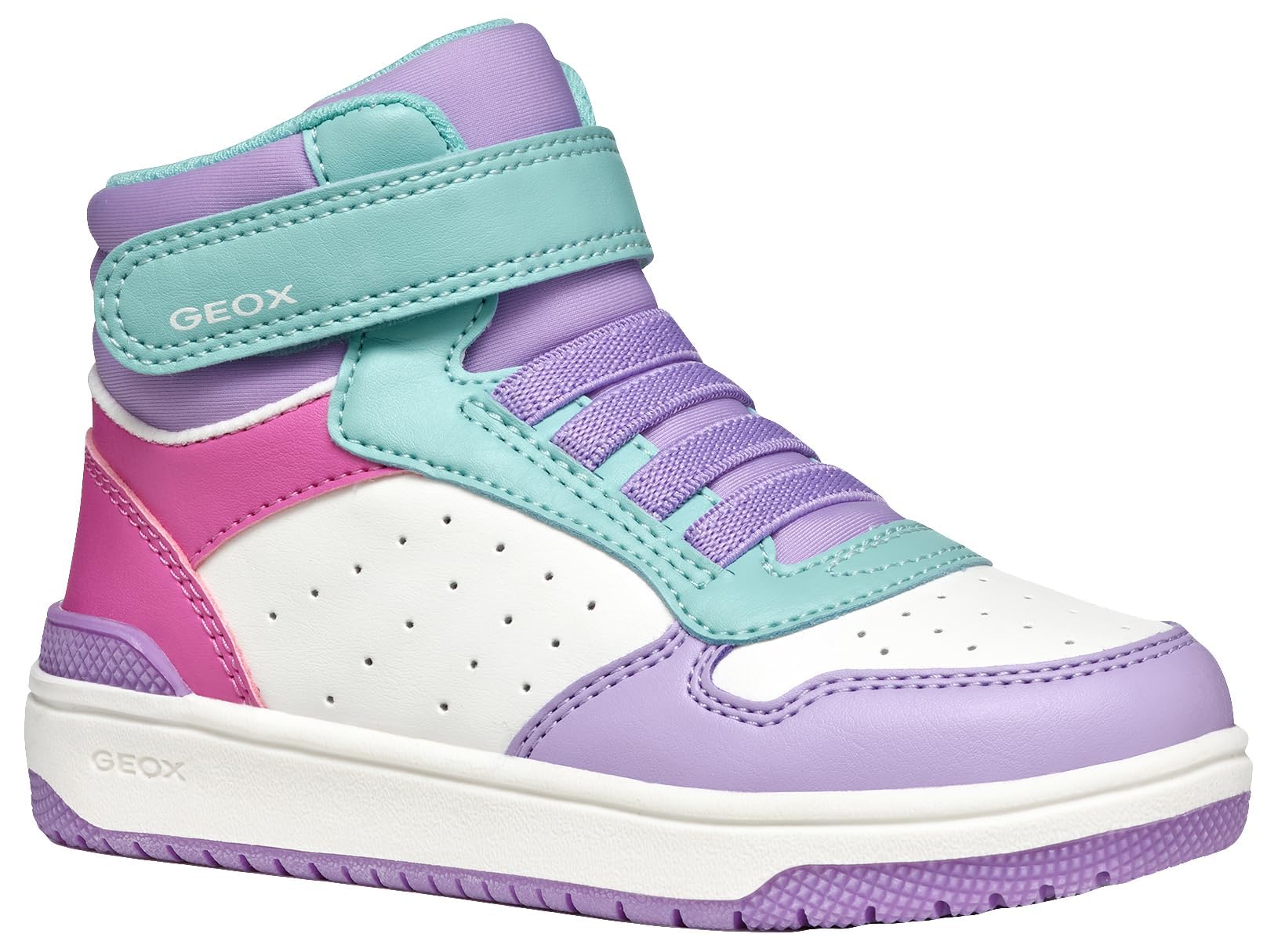 Geox Boots WASHIBA, Glattleder, Rot, Kinder