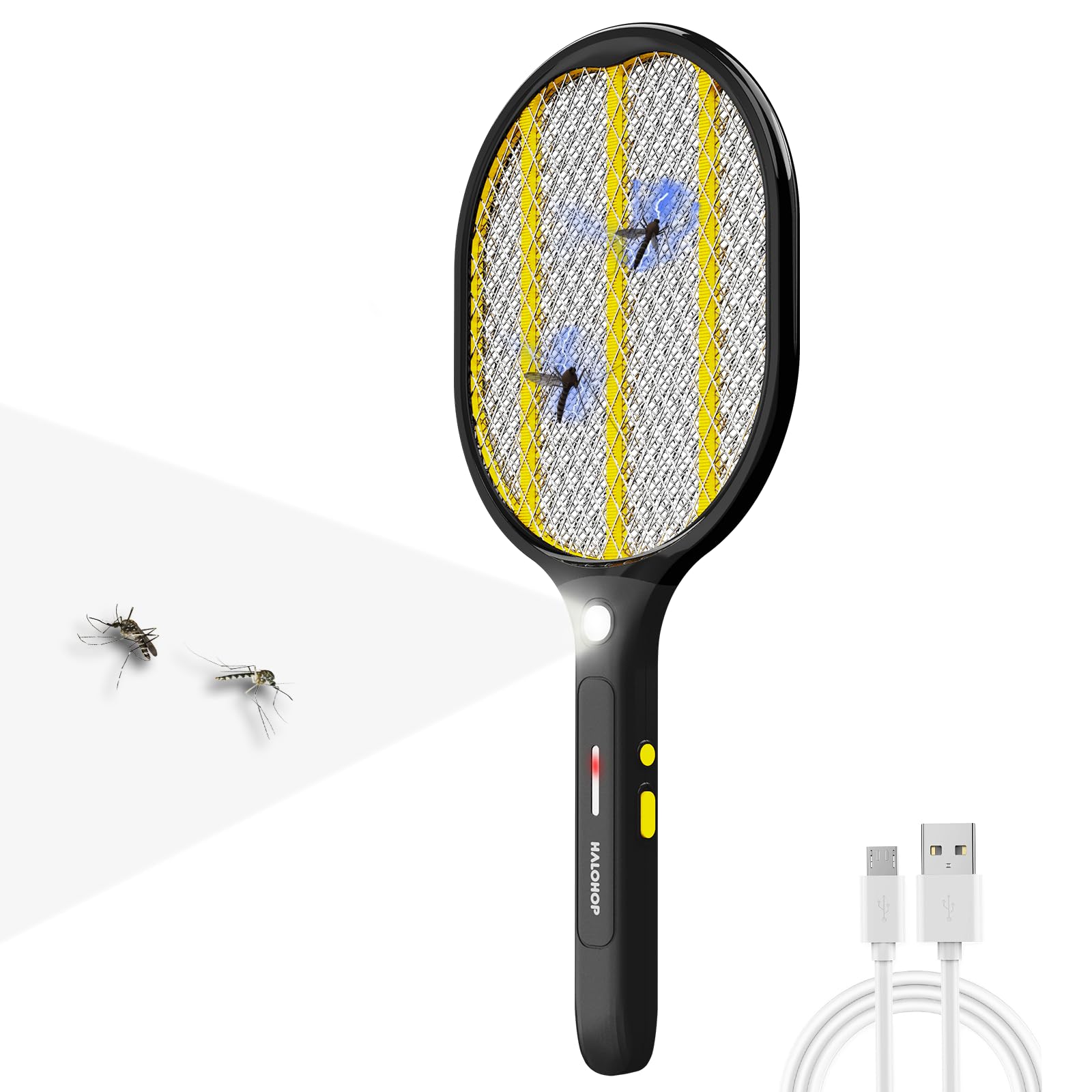 Mosquito Racket with LED Light, Mosquito Bat Rechargeable Lithium-ion Battery, Bug Zapper Electric Fly Swatter for Indoor Home Office Backyard Patio Camping, Mosquito Swatter Racket, Made in India (B0CP53KKG3) Amazon Price History, Amazon Price Tracker