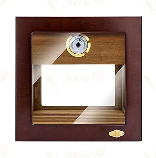 Accessoires Cigare avec Bois de cèdre cèdre Cigar Les boîtes de Peinture Visible placage Humidor