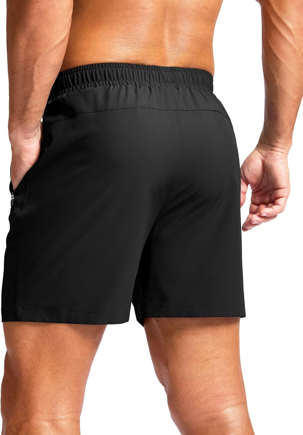 G Gradual Men's Athletic Running Shorts with Zipper Pockets Quick Dry 7"/ 5"/ 9" Workout Gym Shorts for Basketball Hiking - Image 2
