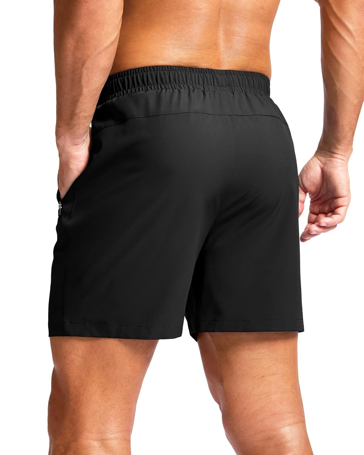 G Gradual Men's Athletic Running Shorts with Zipper Pockets Quick Dry 7"/ 5"/ 9" Workout Gym Shorts for Basketball Hiking - Image 2