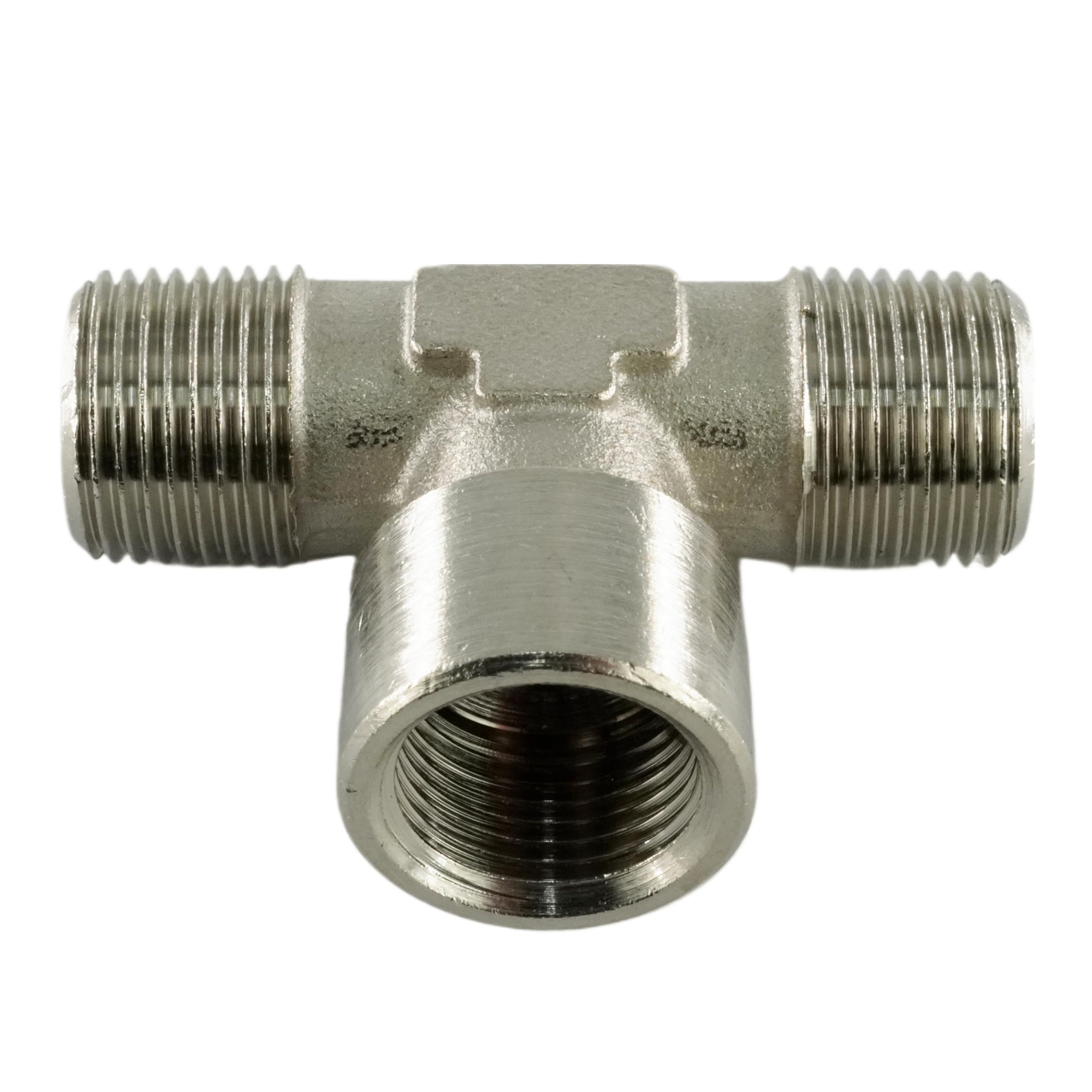 2 Stück Messing T-Stück 3/4 Zoll - 90° Rohrverbinder Für Sanitär & Klima