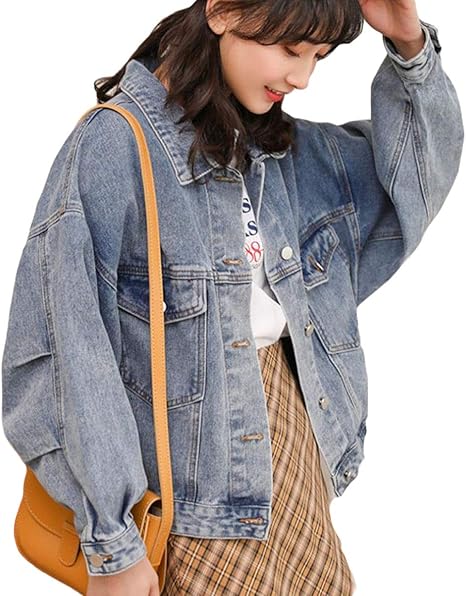 Amazon Bestmoodデニムジャケット レディース ゆったり gジャン ファッション ドルマンスリーブ ジージャン ヴィンテージ おしゃれ ジャケット 春 コート ジャケット 通販 Amazon Bestmoodデニムジャケット レディース ゆったり gジャン ファッション ドルマンスリーブ ジージャン ヴィンテージ おしゃれ ジャケット 春 コート ジャケット 通販