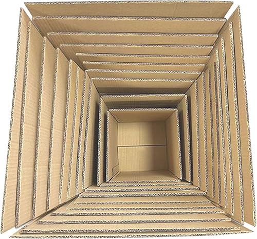 Miniatura 1 de XiyaxiVici 10 cajas de regalo cuadradas para bromas, cajas sorpresa en una caja, cartón anidable, divertido regalo para bodas, cumpleaños,