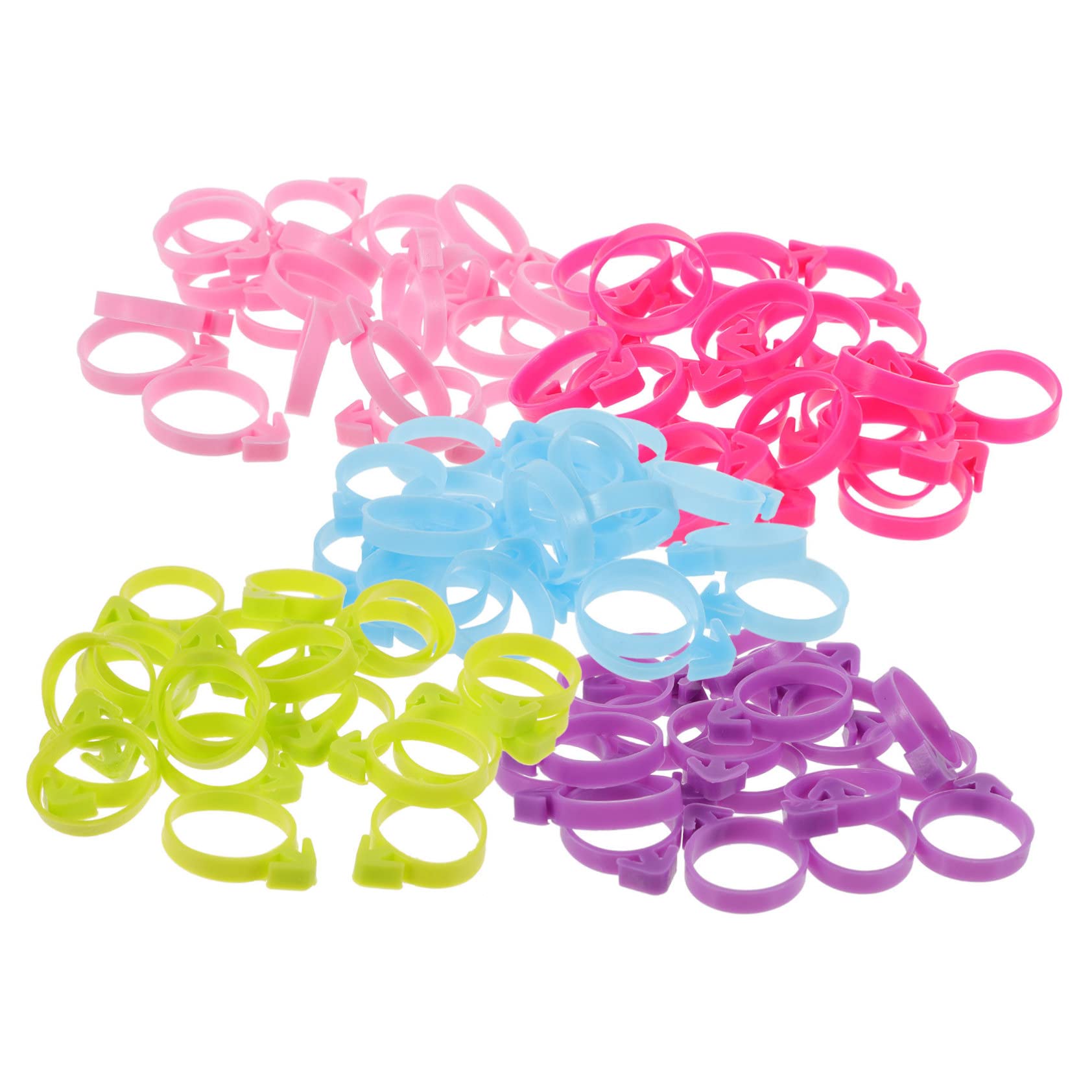 Cabilock 400pièces De Scellement pour Poches à Douille Plastique Accessoires De Pâtisserie Réutilisables pour Icing Et Décoration De Gâteaux