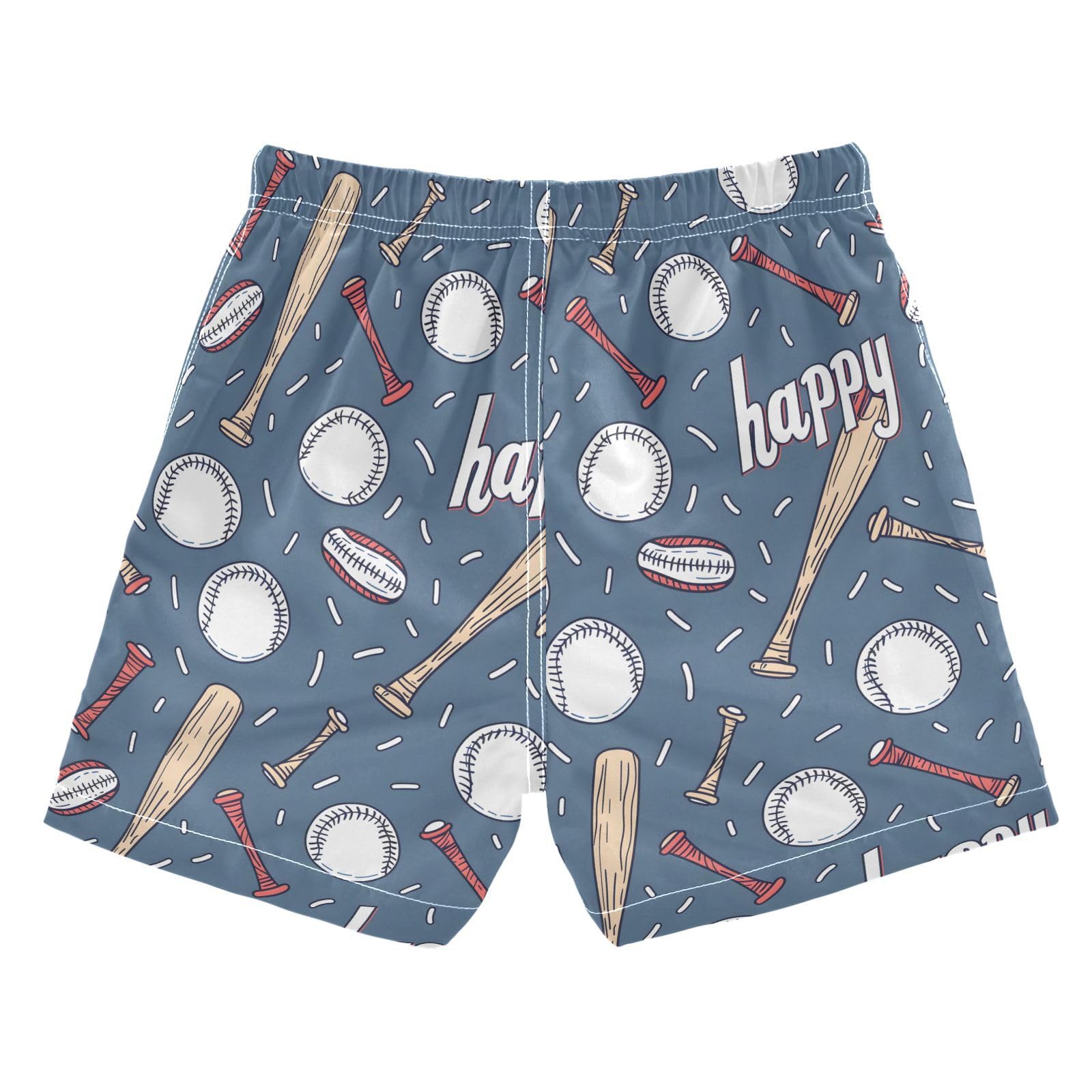 ALAZA Cartoon Jellyfish Bubble Boys Quick Dry Beach Board Shorts Kids Swim Trunks Bathing Suit Swimsuit 4T Multicolor