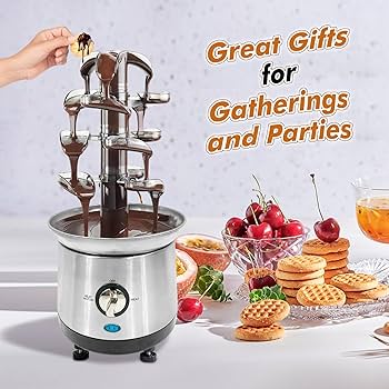 Amazon.com: Chocolate Fountain 4 Tier, 2.5lb Capacity