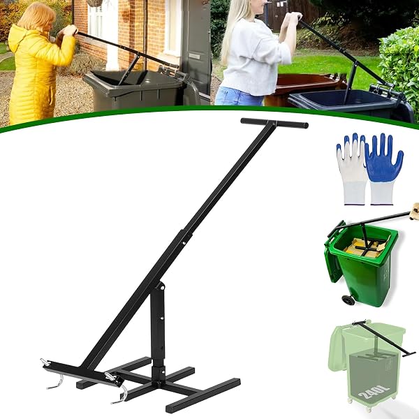 HNTKGME Portable Touchless Manual Trash Compactor