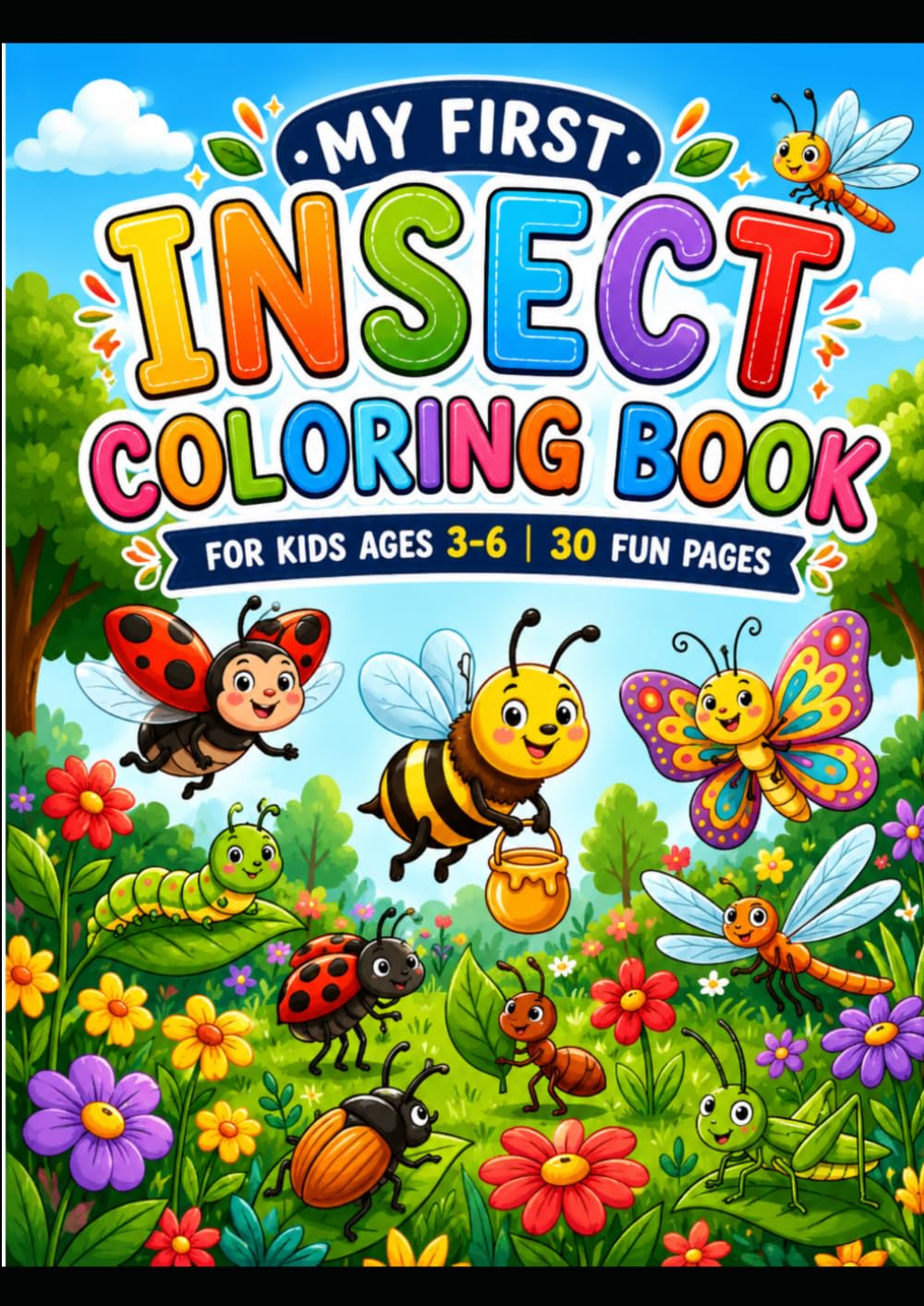 My First Insect Coloring Book