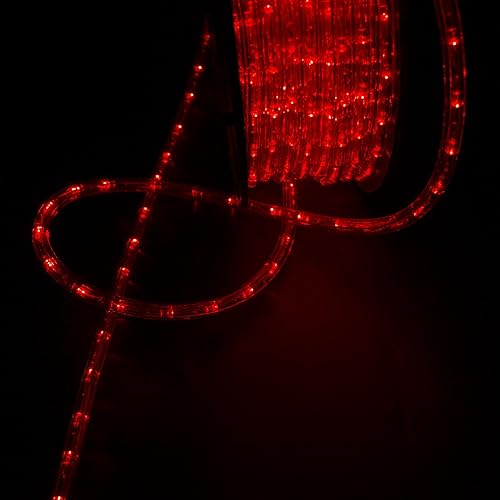 Miniatura 9 de walsport Halloween Christmas Rope Lights Outdoor 100ft LED Decorative Waterproof String Light for Indoor Party Business, 110v LEDs Warm White