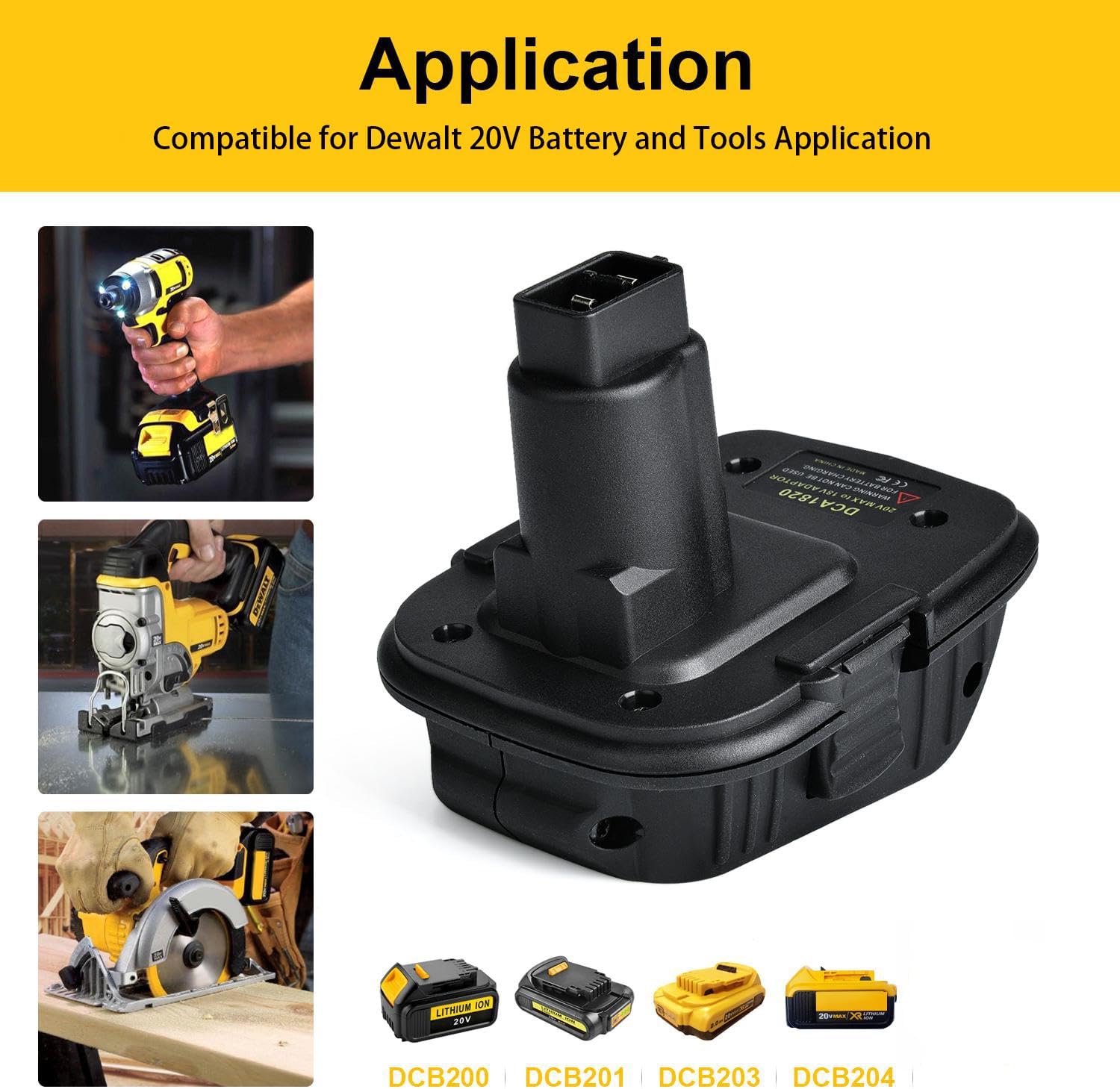 Dewalt Adapter 18v To 20v Replacement DCA1820 Dewalt 20V Battery