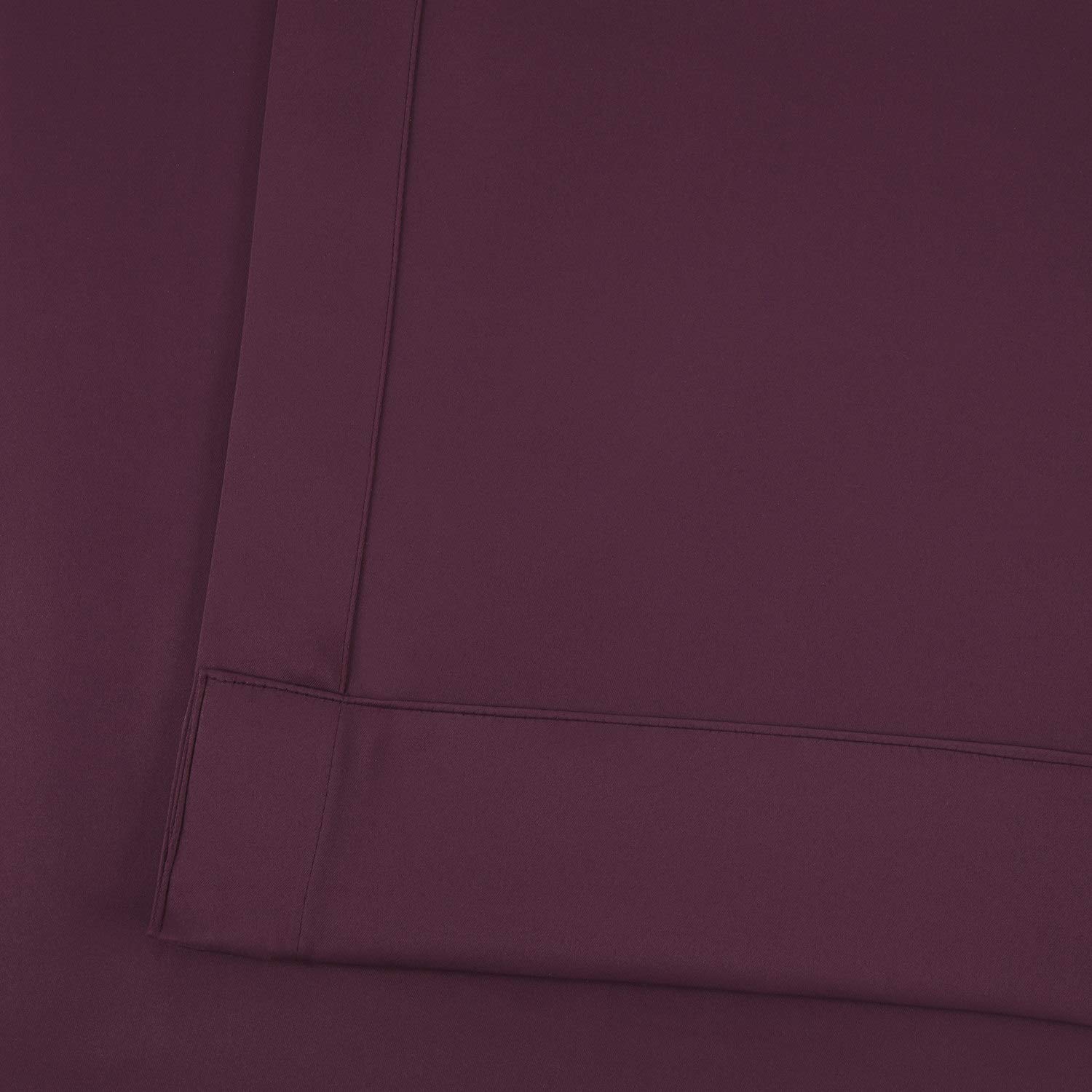 HPD Half Price Drapes Zasłona zaciemniająca do pokoju, sypialni i salonu (1 panel), 125 x 275 cm, kolor Aubergine