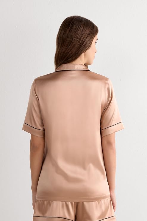 Intimissimi Menswear Cut Short Sleeve Silk Shirt