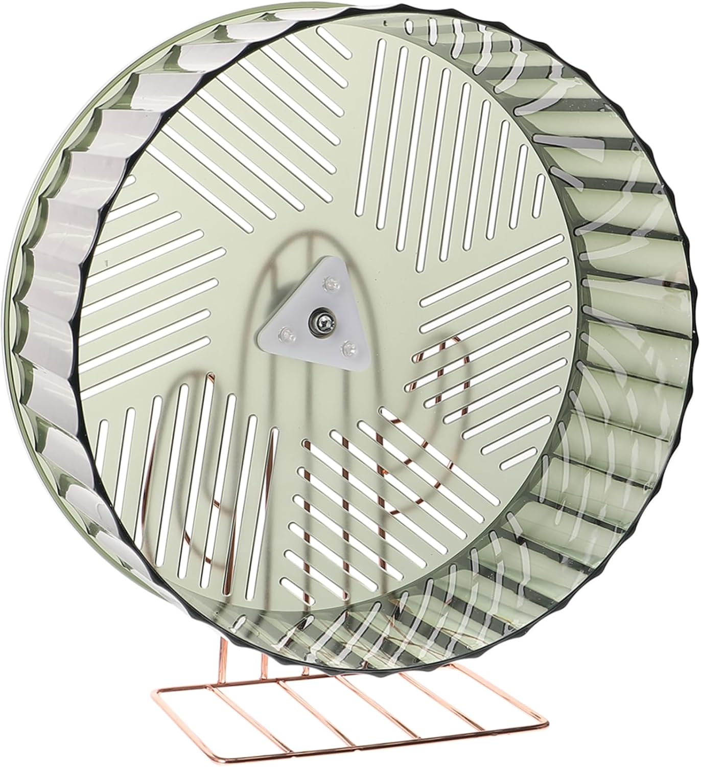 Silent Compact Hamster Wheel with Stand for Small Pets Hedgehogs Chinchillas Quiet Exercise for Cage Use Design for Pet Comfort and Nighttime Activity