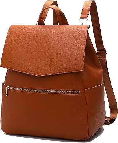 Miniatura 6 de POPSEWING Mochila de cuero para pañales bolsa de bebé, bolsas de pañales impermeables con bolsillos aislados, Negro -, Práctico