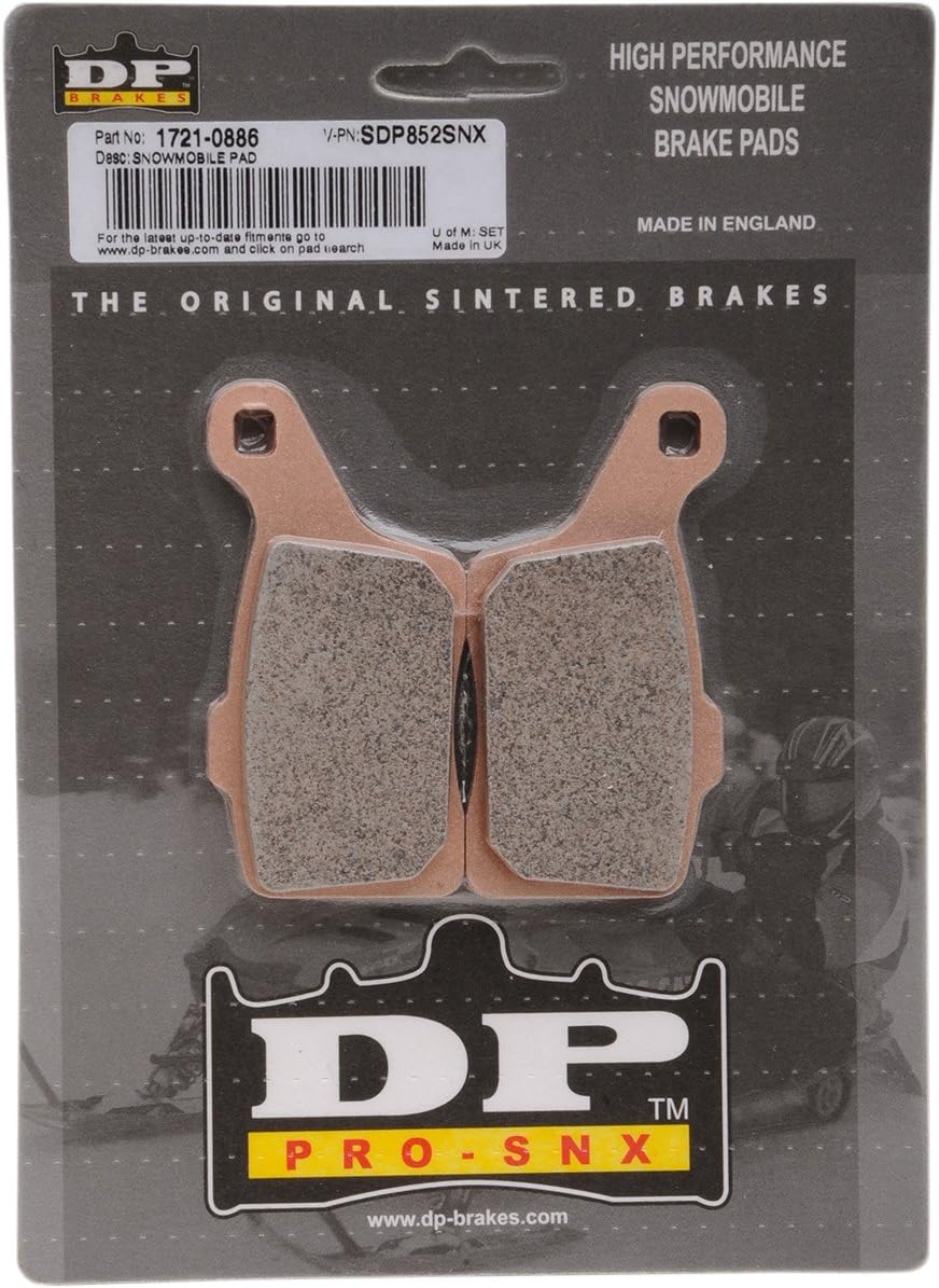 DP Brakes SNX High Friction HH+ Snowmobile Pads SDP852SNX