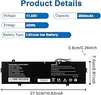 MXJFYY 11.55V 3896mAh Li-ion Laptop Akkumulátor Medion E16401 E16402 E15303 Sorozathoz 2