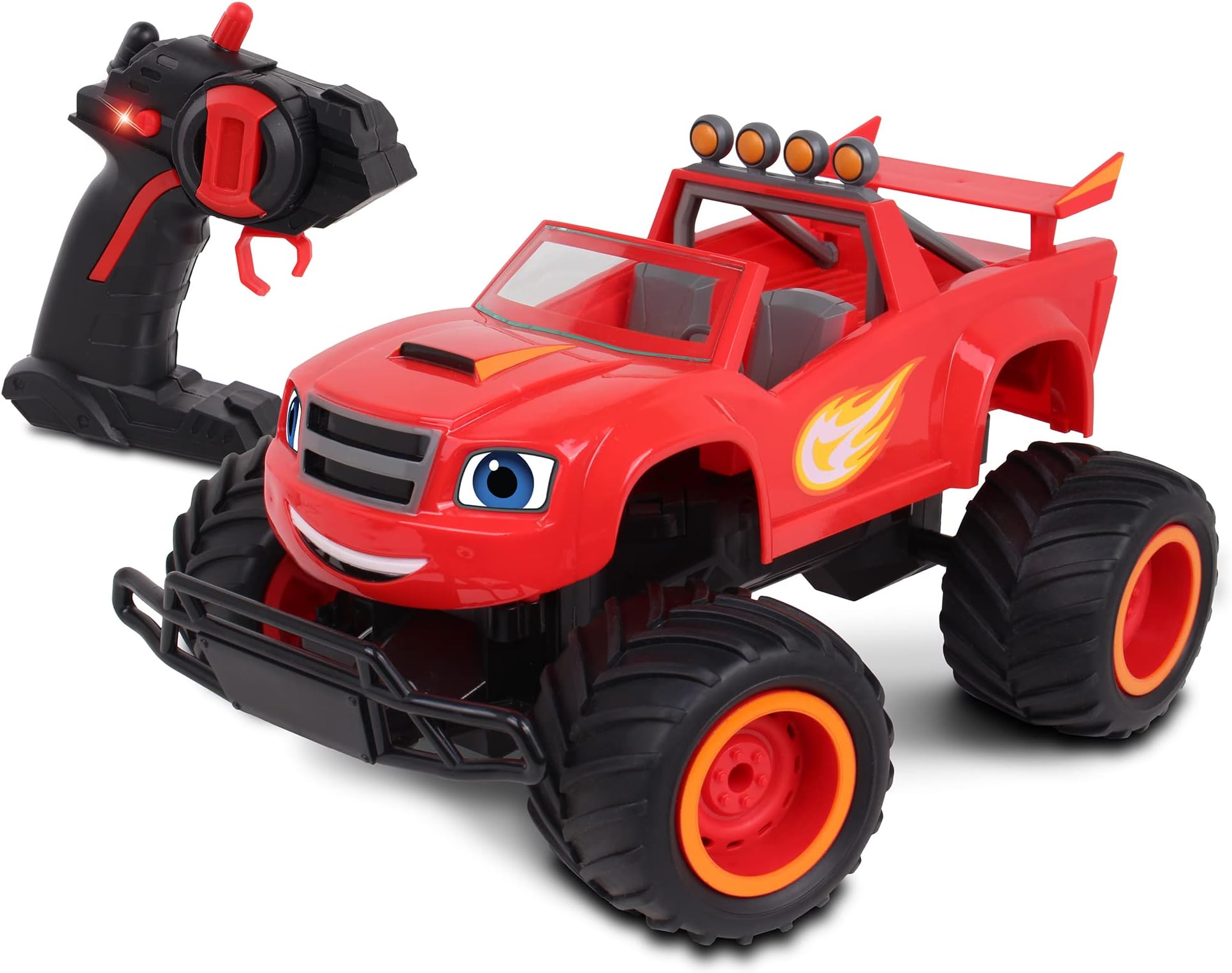 NKOK Blaze and the Monster Machines RC Monster Truck Toy, High-Performance Ready-to-Run Remote Control Truck for Kids, Off-Road Racing Vehicle
