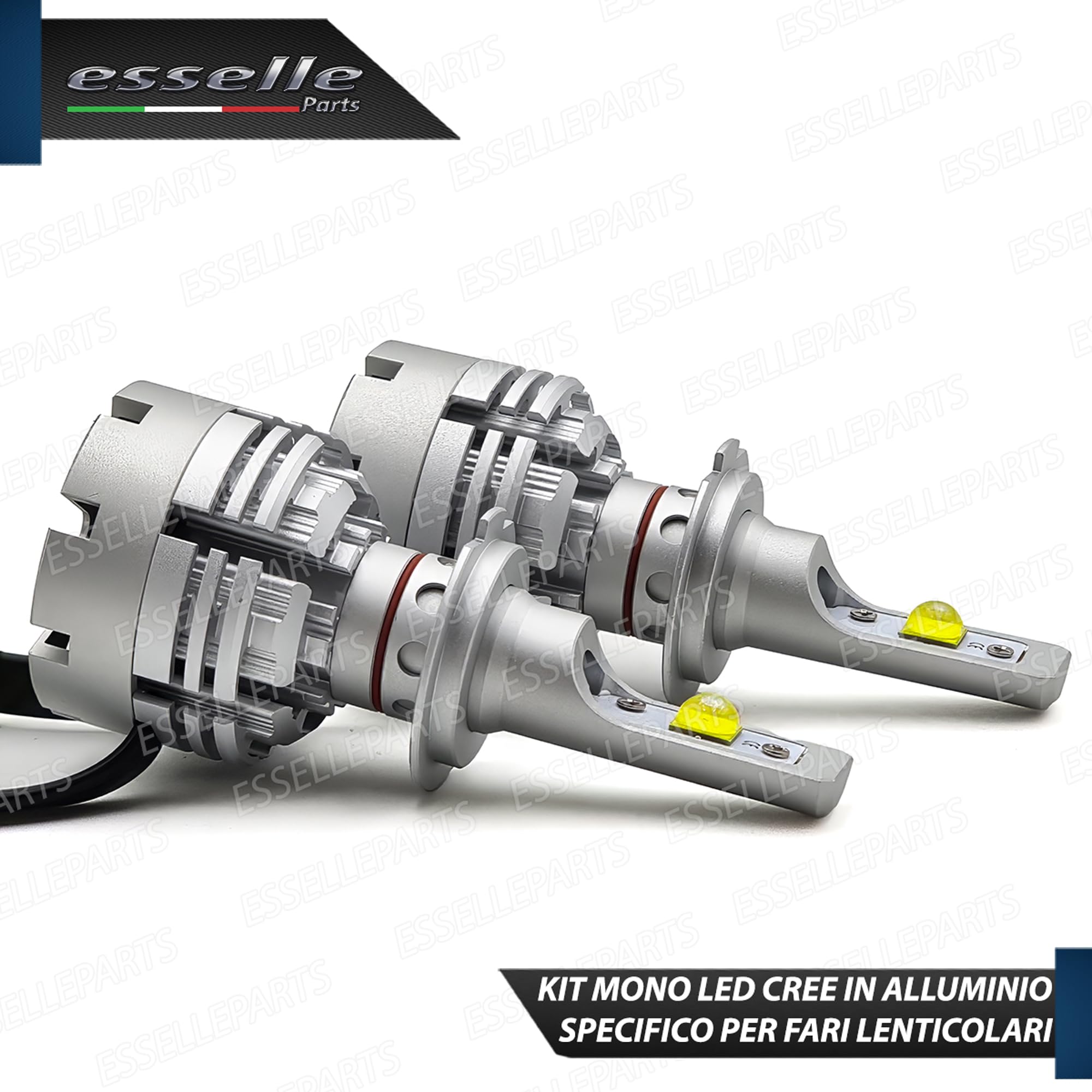 Kit Led H7 6500k Full Canbus Xenon 12000lm Lumen Mono Led Monoled X Lenticolare