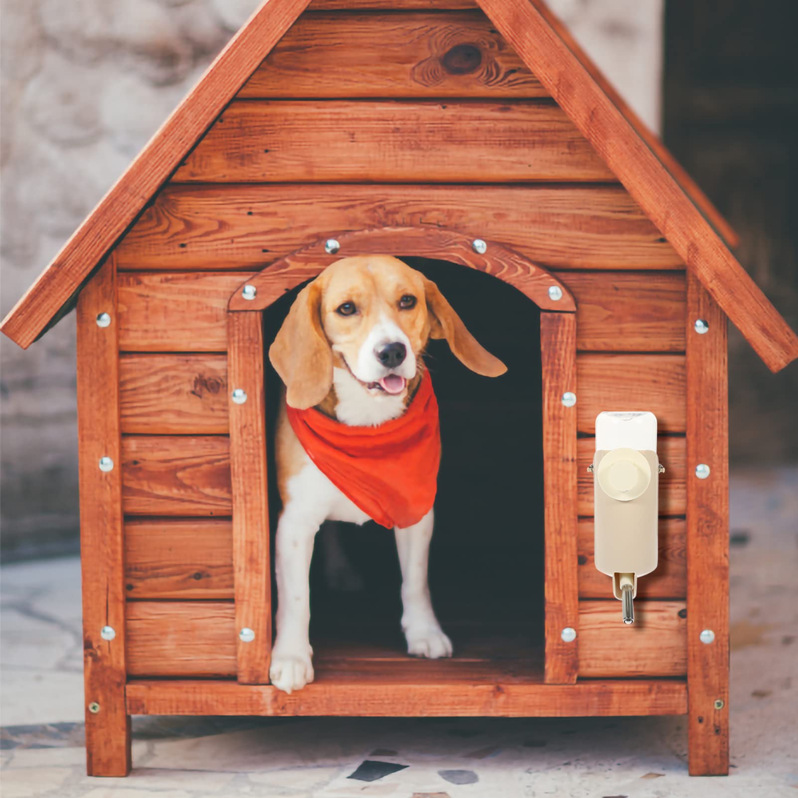 Housoutil 2pezzi Dispenser Automatico Per Criceti e Conigli Borraccia Per Animali Domestici Design Portatile e Antigoccia Facile Da Pulire e Ricaricare Adatta Per Gabbie Di Piccole